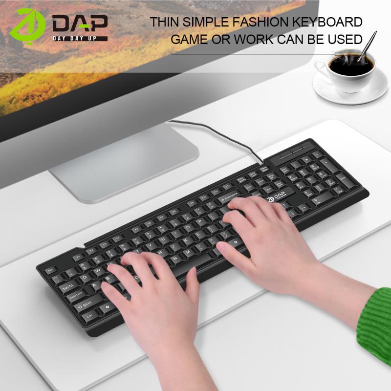 DAP Portable Mini Multimedia Keyboard D-M8171 High-Speed Universal Ser