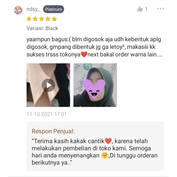 Hijab Segiempat Paris Premium Original Jahit Tepi 115×115 Cm Murah Anti Nerawang Tebal Anti Letoy Anti Mleyot-4