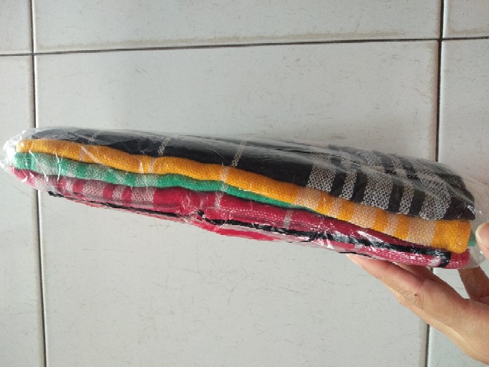 Kain Serbet/lap Piring/warna Per Lusin (12 Pcs)