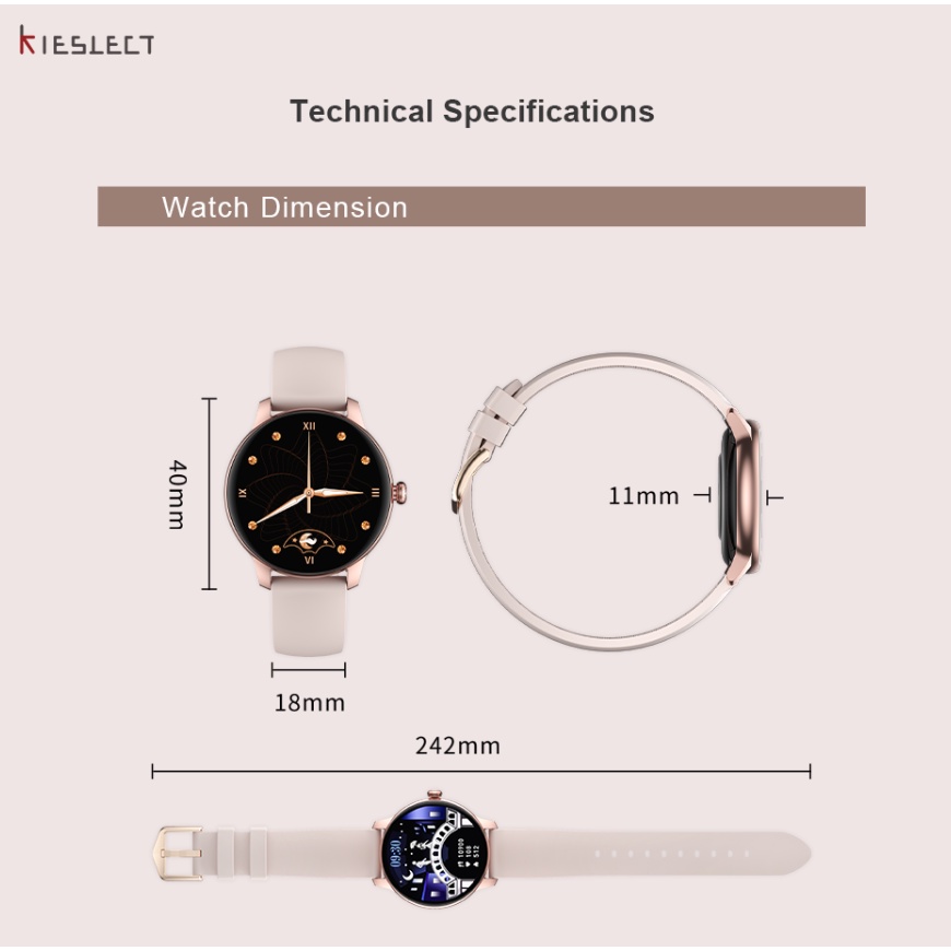 Kieslect L11 Smartwatch The First Lady Watch Smart Jam Tangan Wanita