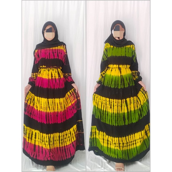 GAMIS RAYON PREMIUM - HOMEY DRESS CANDI MEKAR - GAMIS MUSLIM BATIK PEKALONGAN - GAMIS RAYON JUMPUTAN