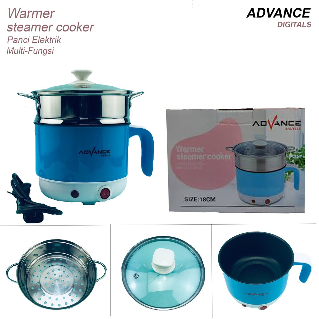 Warmer Steamer Cooker * Advance * Panci Elektrik * Multi-Fungsi