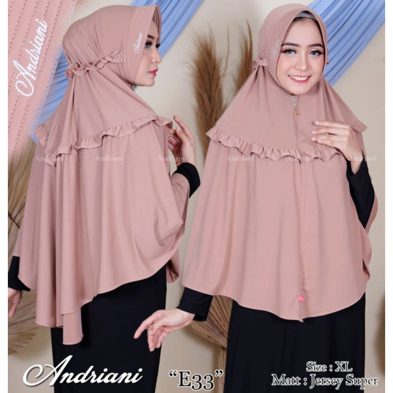 hijab Andriani pet antem kriwil kode E 33