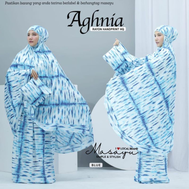 Aghnia Mukena , By Masayu , Rayon Handprint