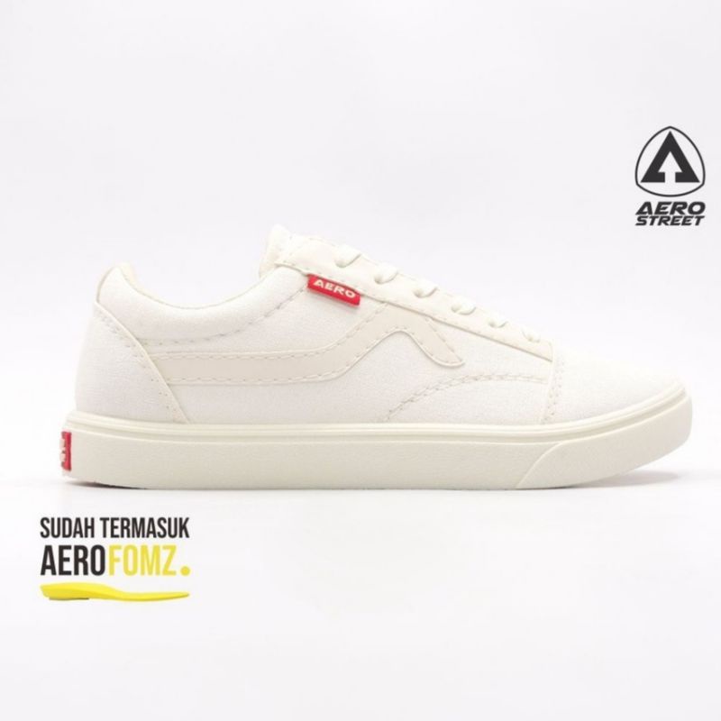 Sepatu Aerostreet massive putih natural all white