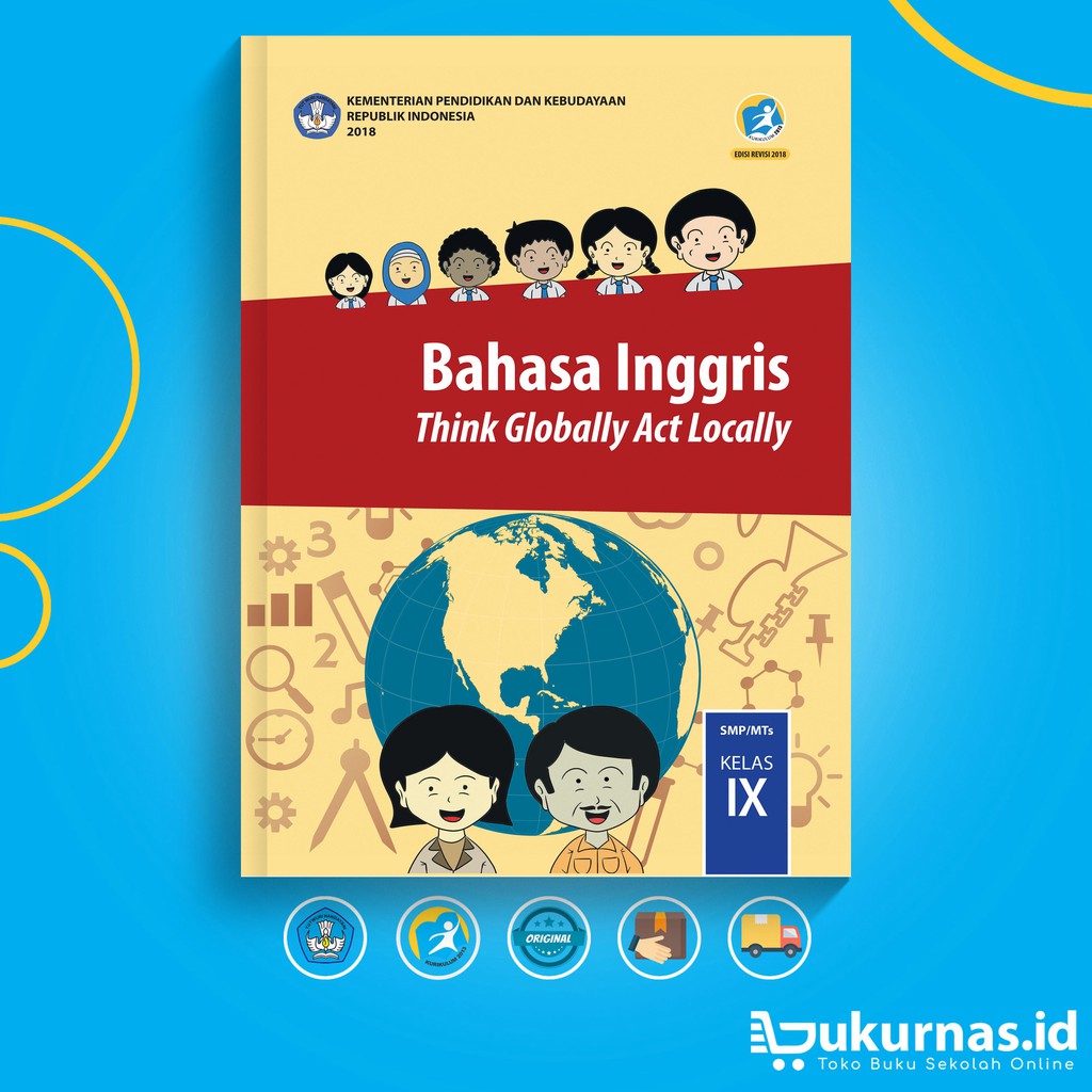  Buku  Bahasa Inggris  SMP Kelas 9 K13 Revisi 2022 Shopee 