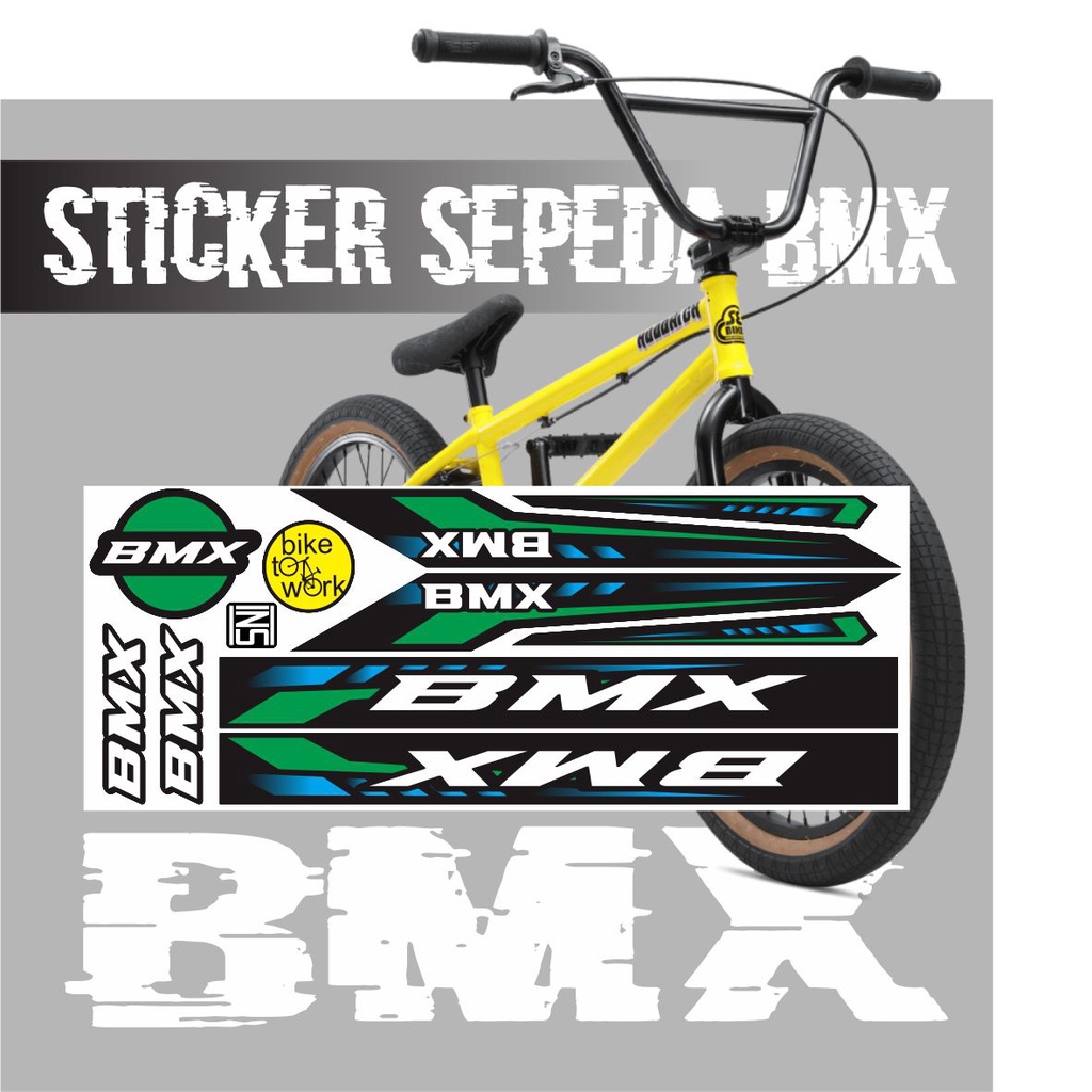 STICKER SEPEDA STRIPING VARIASI SEPEDA BMX / BMX VARIASI STICKER / BMX 02 09