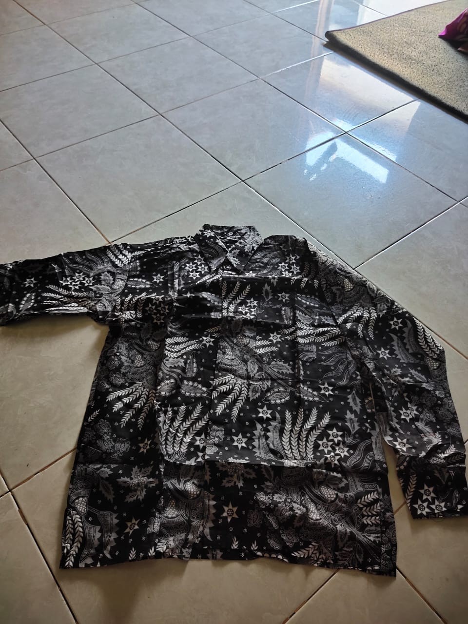 Kemeja Batik Pria Lengan Panjang Motif Terbaru Buar Seragam Kerja Kondangan Harian Sarimbit Dll