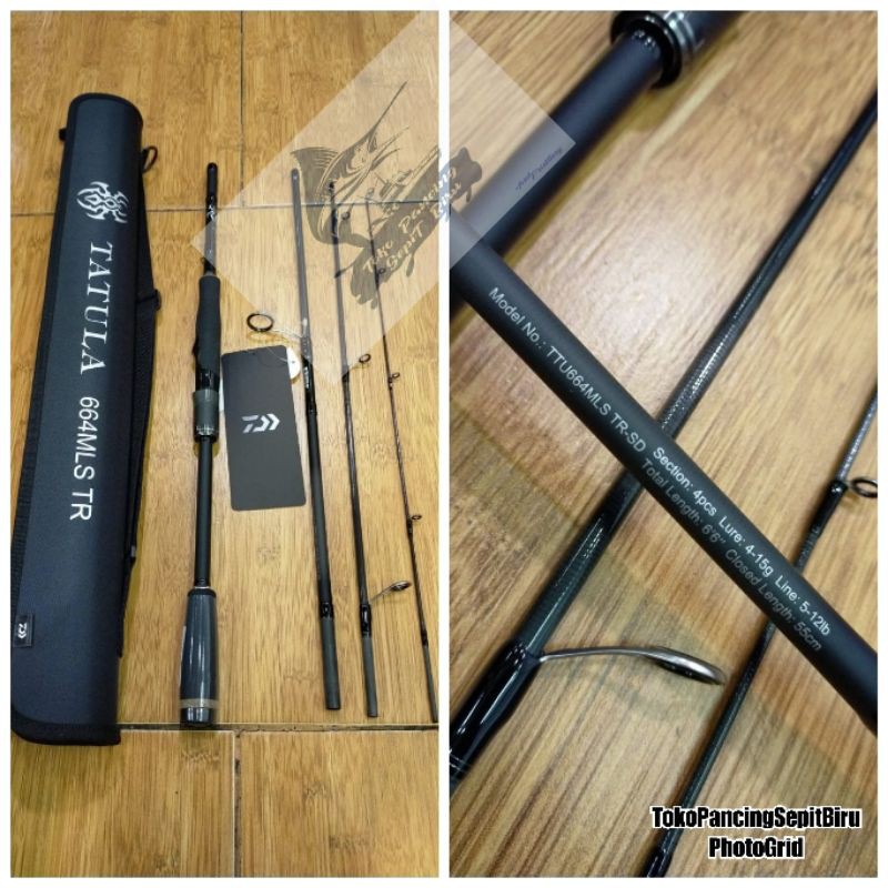 Joran Daiwa TATULA 664MLS TR 5-12LBS TRAVELING ROD BEST SELLER