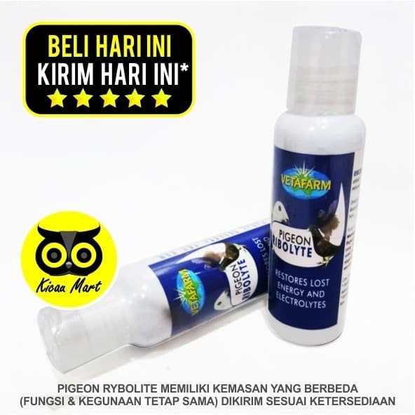Dftoiutamtam Vitamin Obat Burung Merpati Balap Pigeon Ribolyte Vetafarm Import