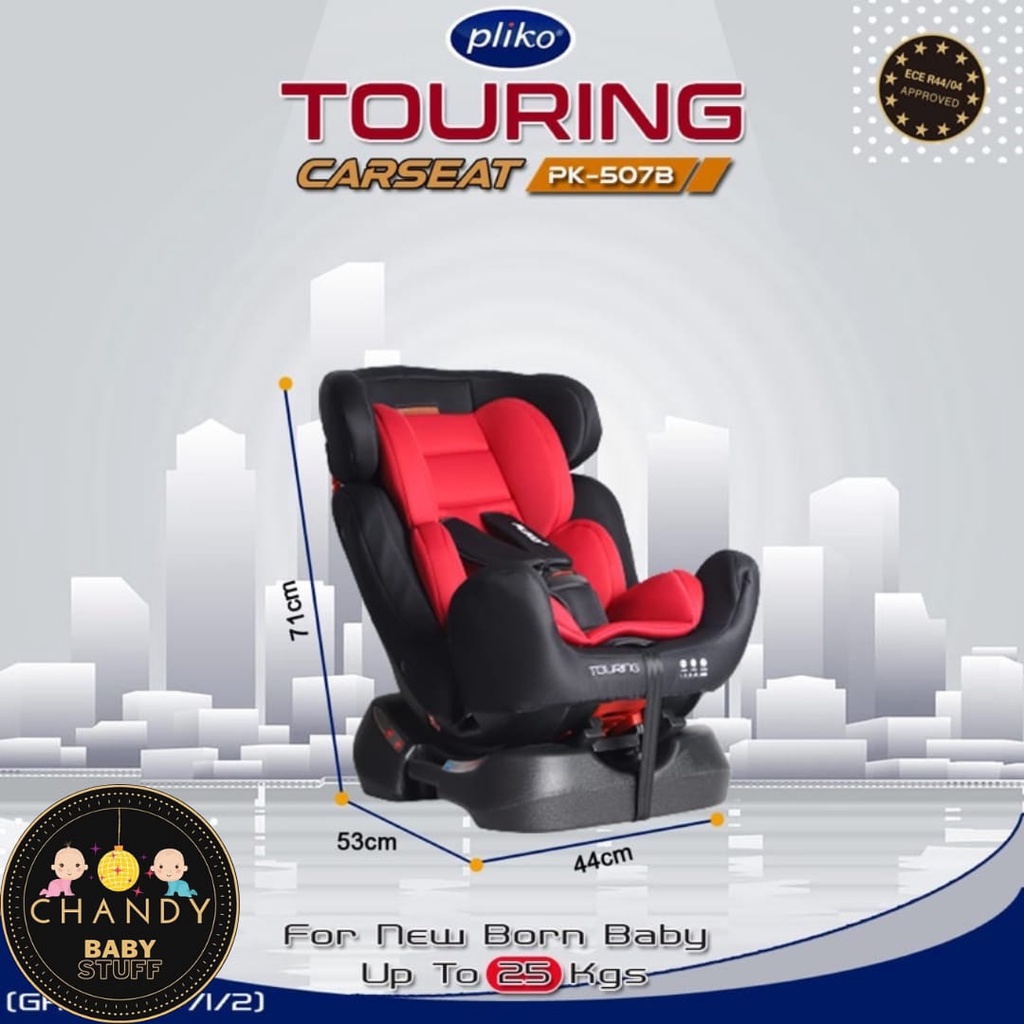 CARSEAT BABY CHAIR PLIKO TOURING PK-507B DUDUKAN MOBIL BAYI