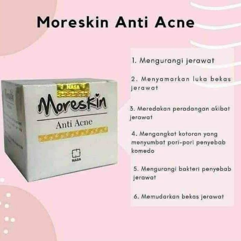 MORESKIN ANTI ACNE