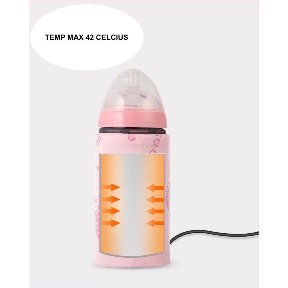 PEMANAS BOTOL SUSU PORTABLE USB BISA DIBAWA DAN PRAKTIS