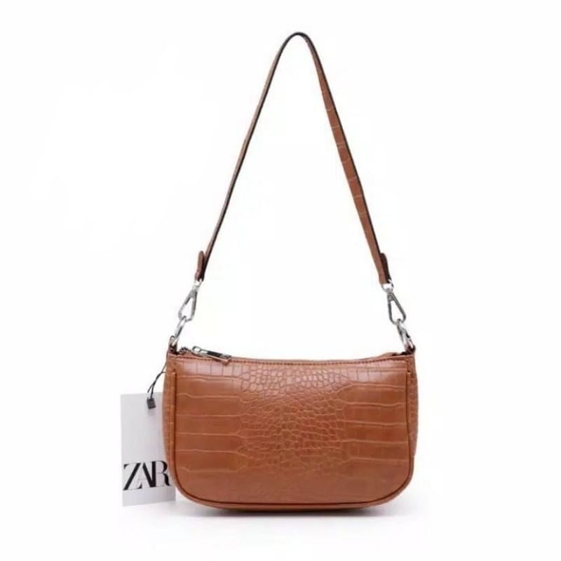 TERBARU !! TAS TOTE BAGS WANITA Z4R4_CROCO SELLICA MEDIUM IMPORT # 49852