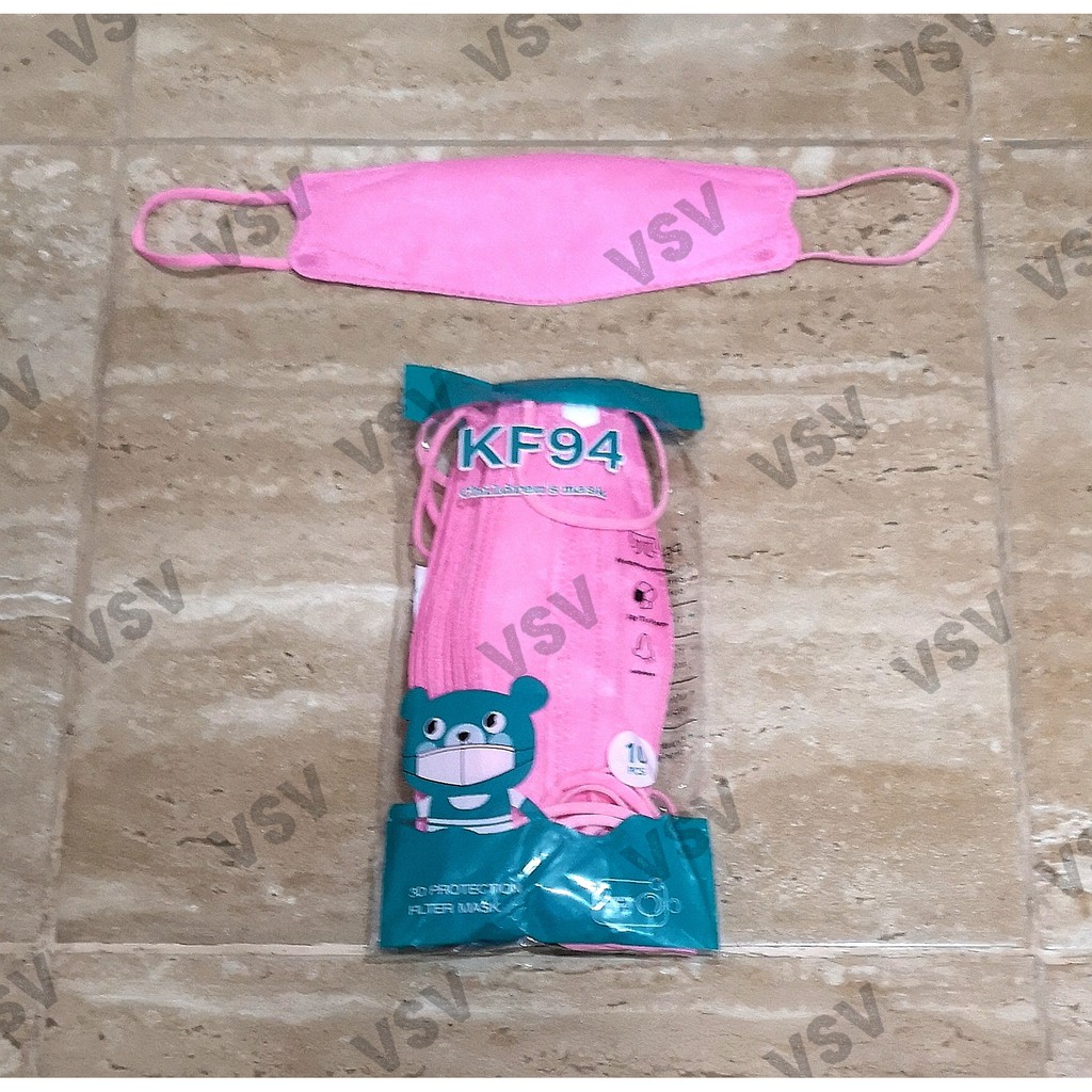 Masker KF94 ANAK warna polos kualitas premium