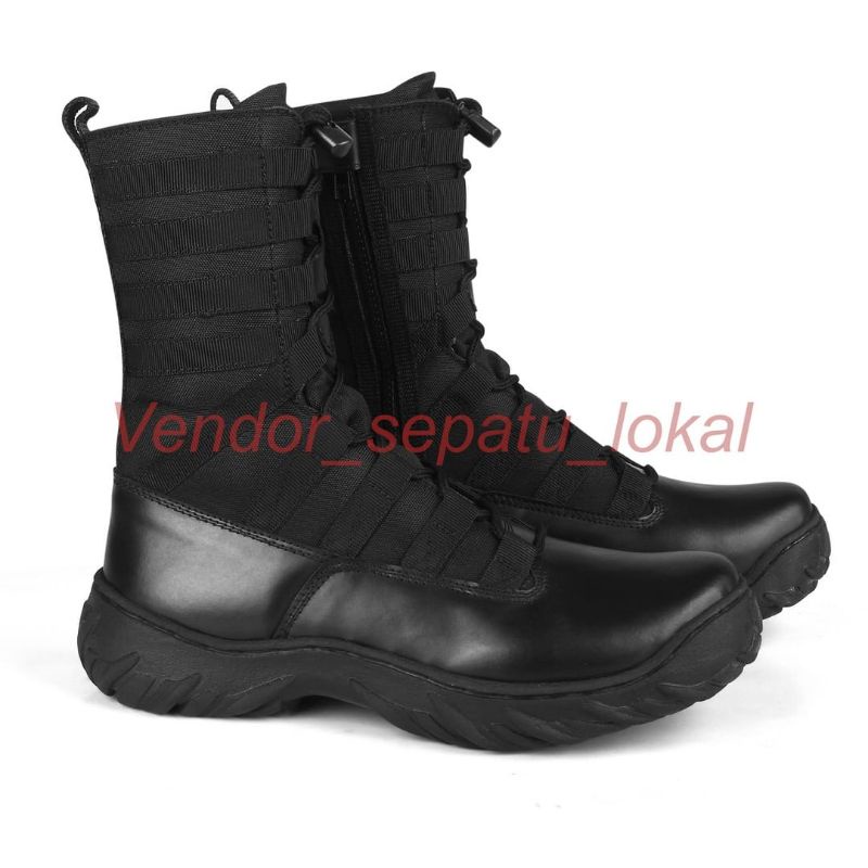 cod sepatu pdl ninja 10 inci kulit asli