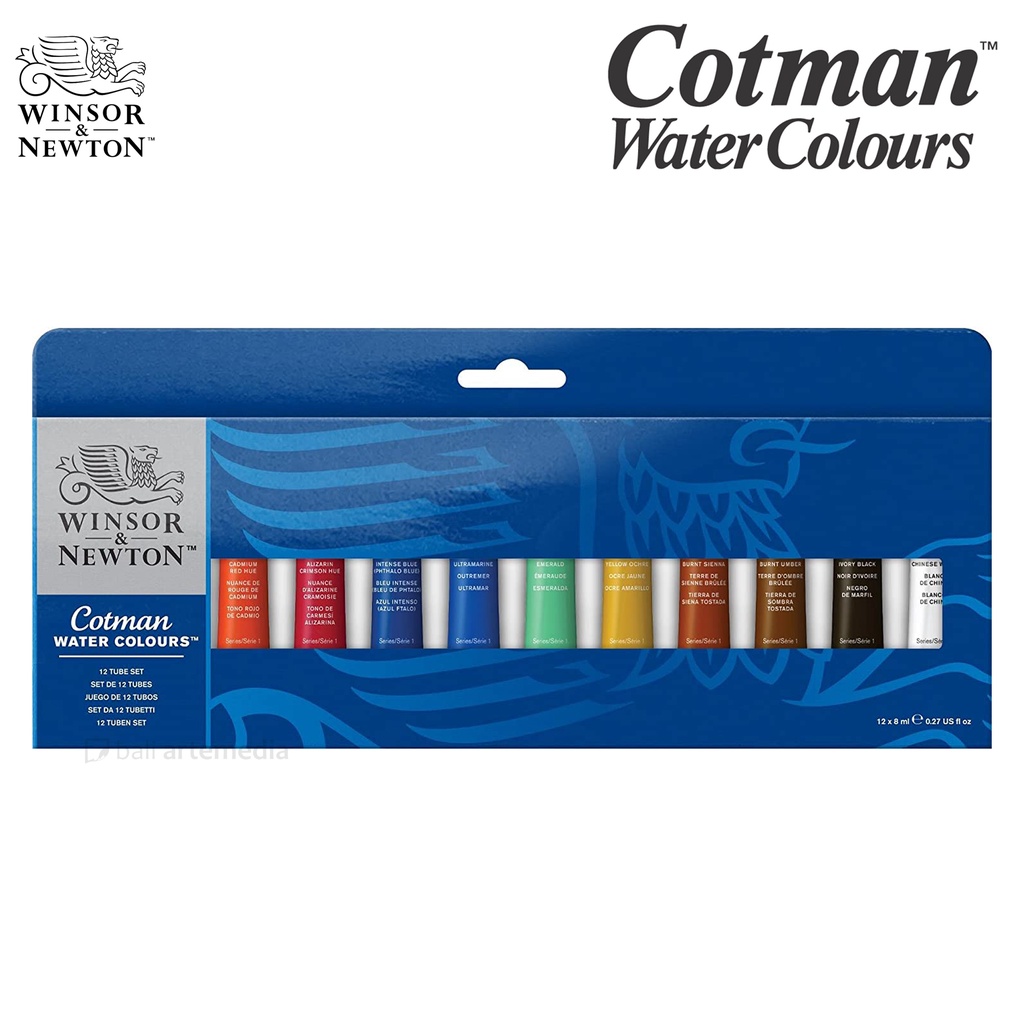 

Winsor & Newton - Cotman Watercolours Introductory 12x18ml Tube Set