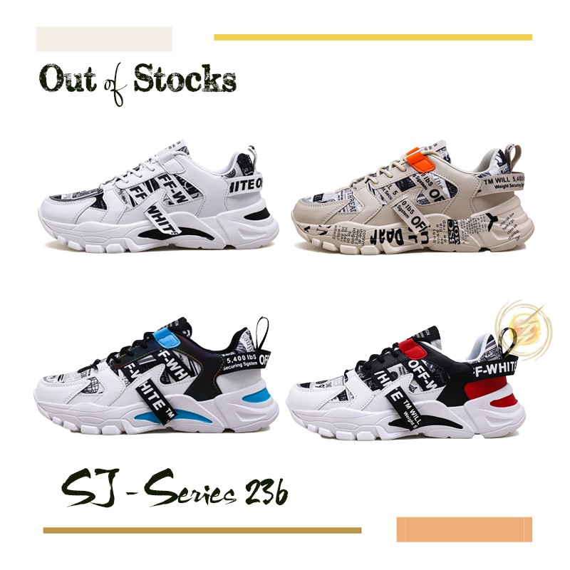 [OOS] (FREE BOX &amp; KAOS KAKI) Sepatu Sneakers Fashion Pria - Sepatu Pria Casual Hangout Trendy Kualitas Super Premium - 236