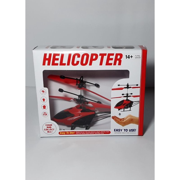 Mainan Anak Helikopter Sensor Tangan Plus Remote