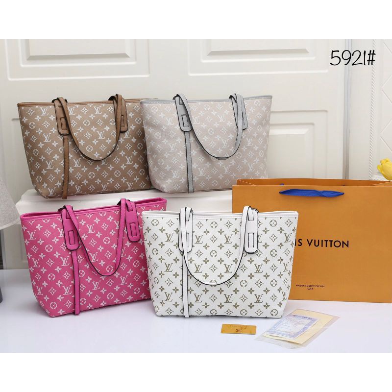 TAS LOUIS VUITTON TOTE BAG 5921 SEMIORIGINAL