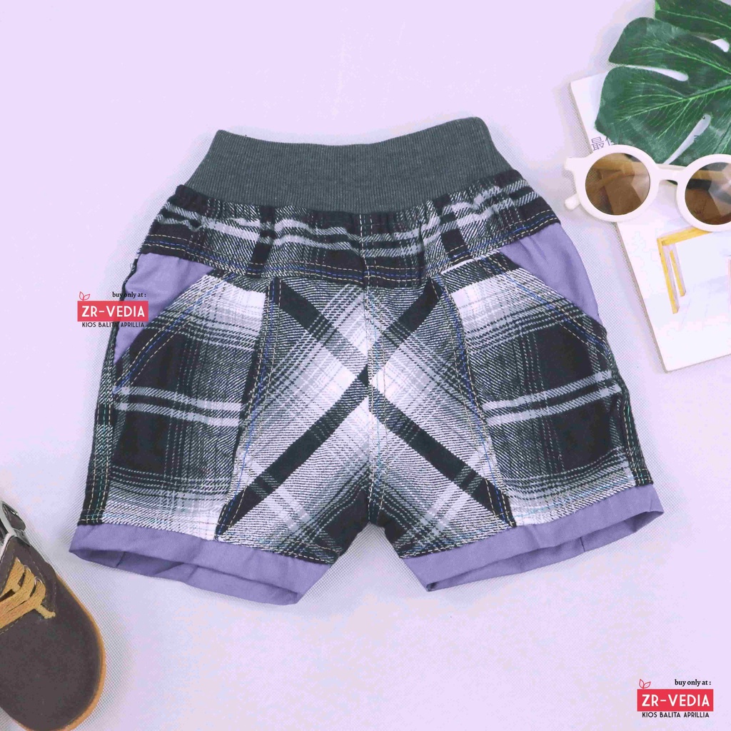 Celana Boxy uk 3-5 Tahun / Short Pants Anak Laki Polos Pendek Cowok Boxer Tebal Kantong Harian Murah