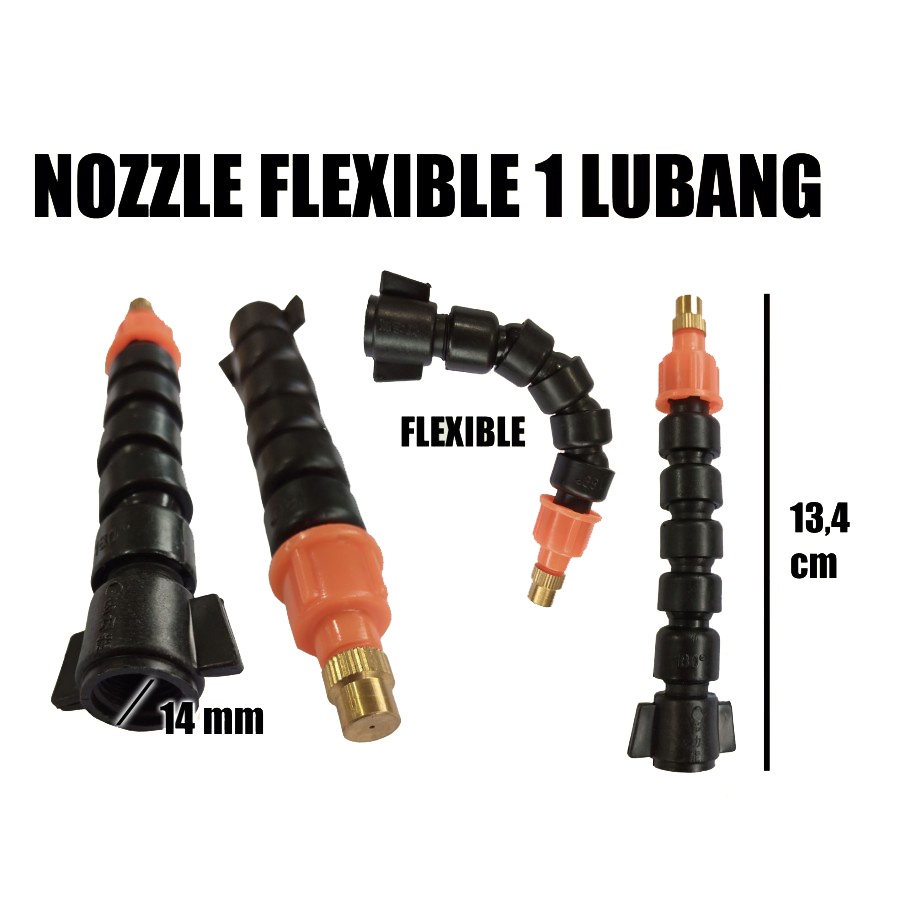 Jual Nozel Flexible Kepala Kuningan Sprayer Elektrik Knapsak Shopee Indonesia