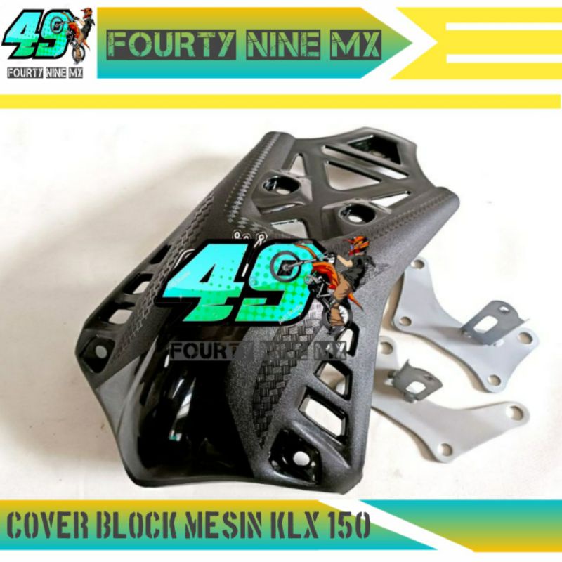 COVER BLOCK MESIN KLX 150 TUTUP MESIN BAWAH KLX 150