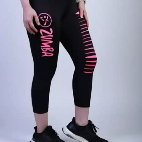 cod legging zumba pendek 7/8 sobek