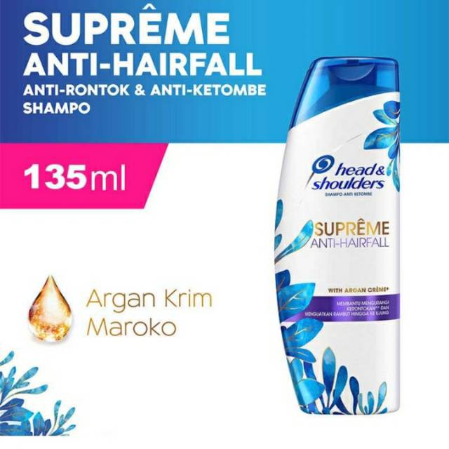 Head &amp; Shoulders Supreme Shampoo Anti Hair Fall Kerontokan