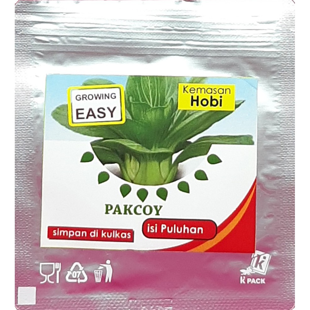 Kem. Hobi Benih Pakcoy / Benih Pakcoy - Benih Pak coy - Pakcoy Berkualitas - Benih Bibit Pak Choy