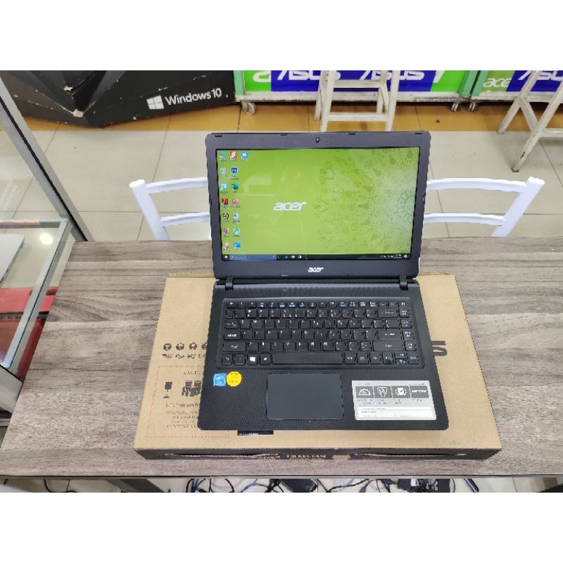 LAPTOP ACER RAM 4GB HDD 500 GB GENERASI TERBARU WINDOWS10 ZOOM SIAP PAKAI