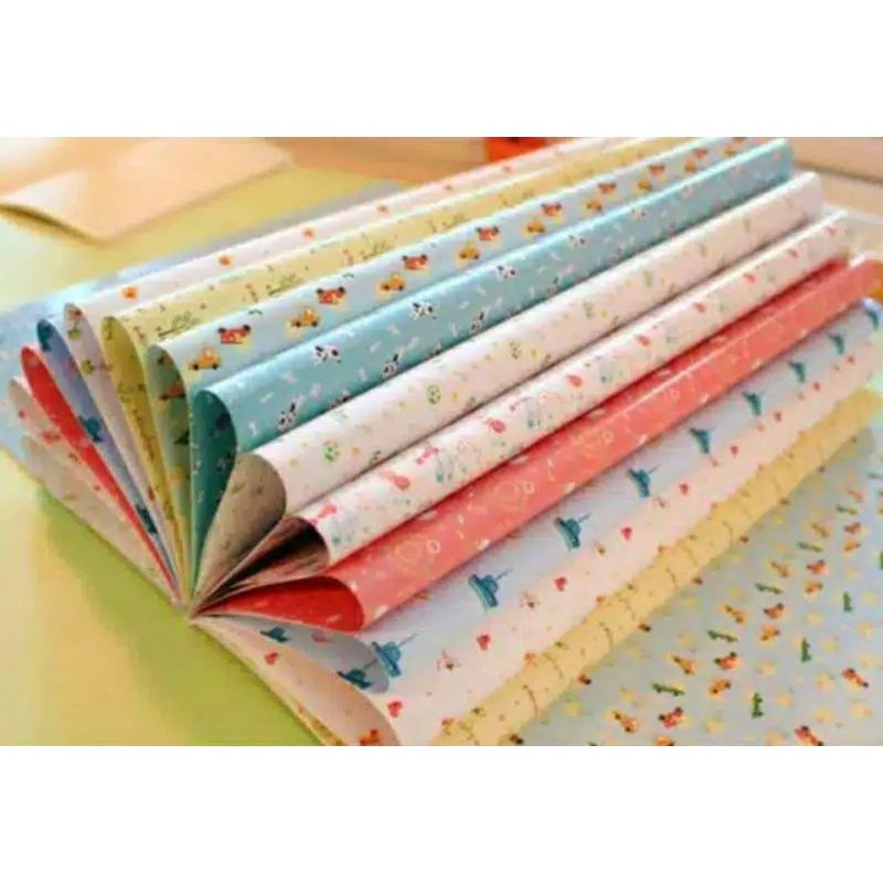 kertas kado dan kartu ucapan lahiran atau ulang tahun