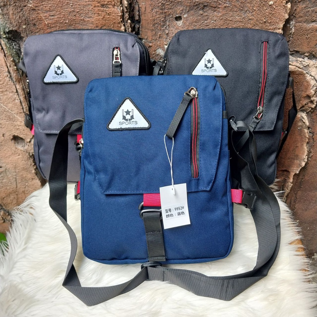 Tas Selempang Pria Tas Samping Cowok Tas Slempang Laki Import Murah