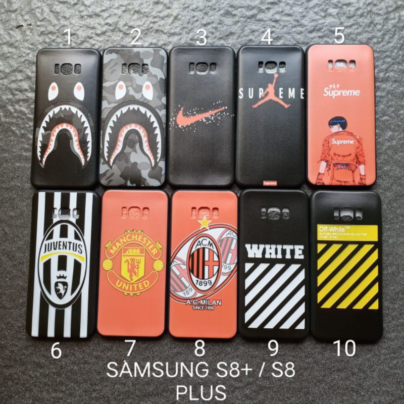 Case gambar Samsung S8+ . S8 plus motif cowok ( 2 motif ) soft softcase softshell silikon cover