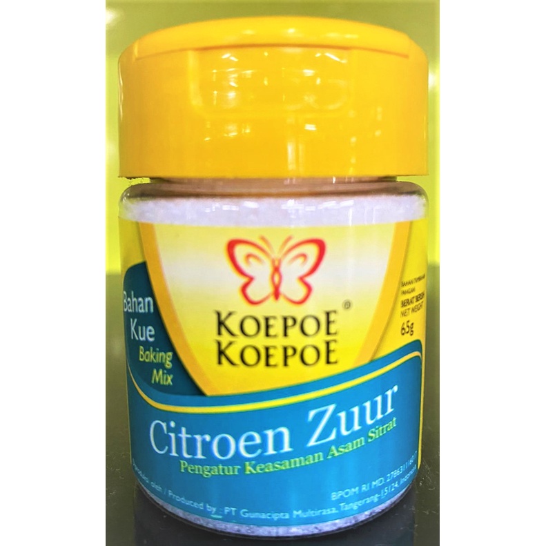 

Koepoe Citroen Zuur 65gr