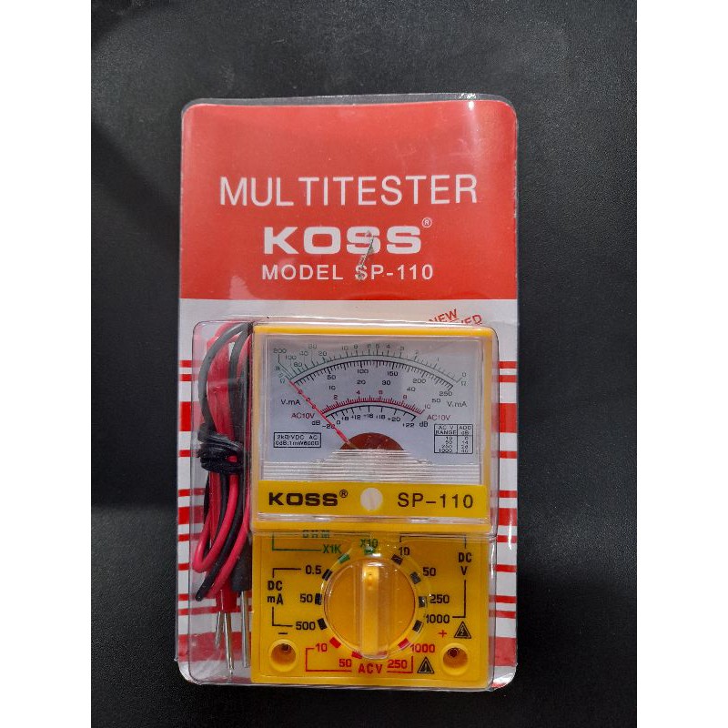 Multitester Multimeter Avometer Analog Kecil SP-110 SP110