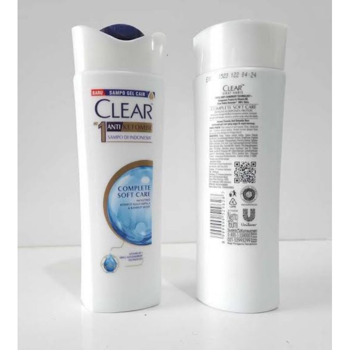 ORIGINAL CLEAR SHAMPOO COMPLETE SOFT CARE 160 ML / SHAMPO ANTI KETOMBE CLEAR BIRU