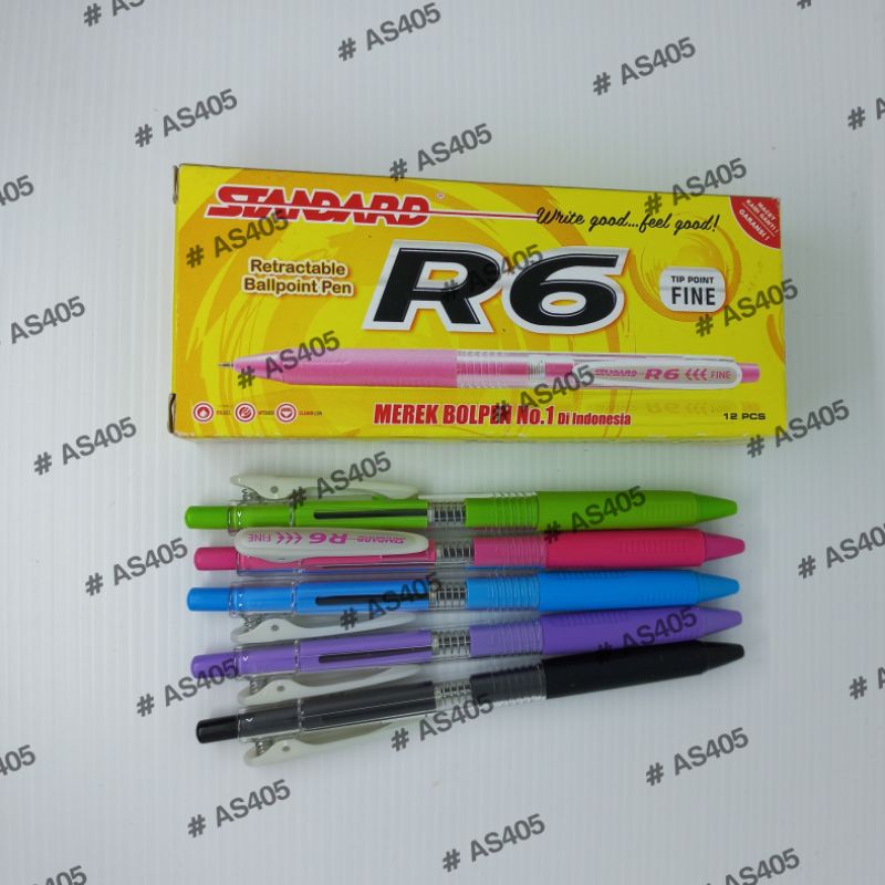 

Pulpen Standard R6 (1 pak)