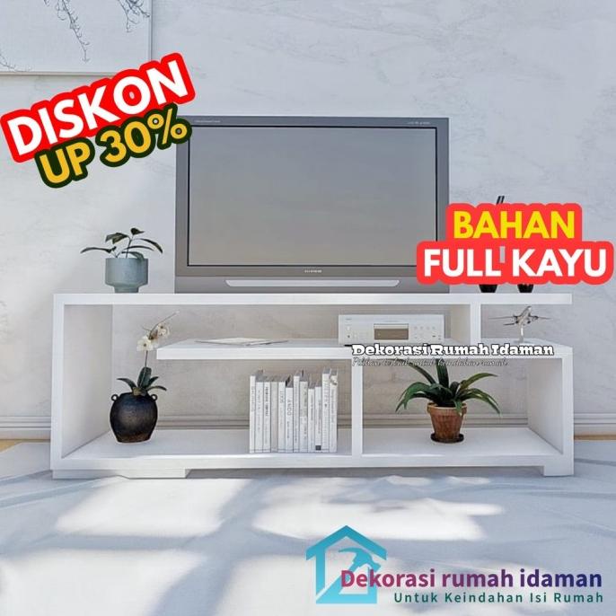 Baru Meja Tv Rak Tv Minimalis Kayu Murah Buffet Tv Led 32 Inch - 43 In Gogobloom
