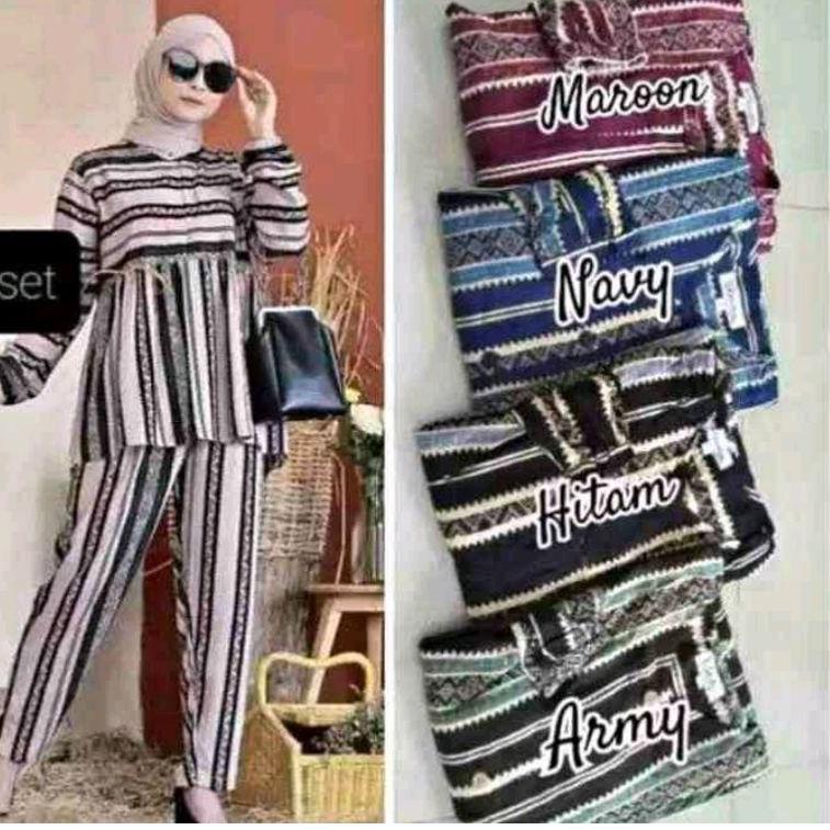 [SRW. 226332] ONE SET MALIKA // SETELAN MALIKA// SETCEL SALUR