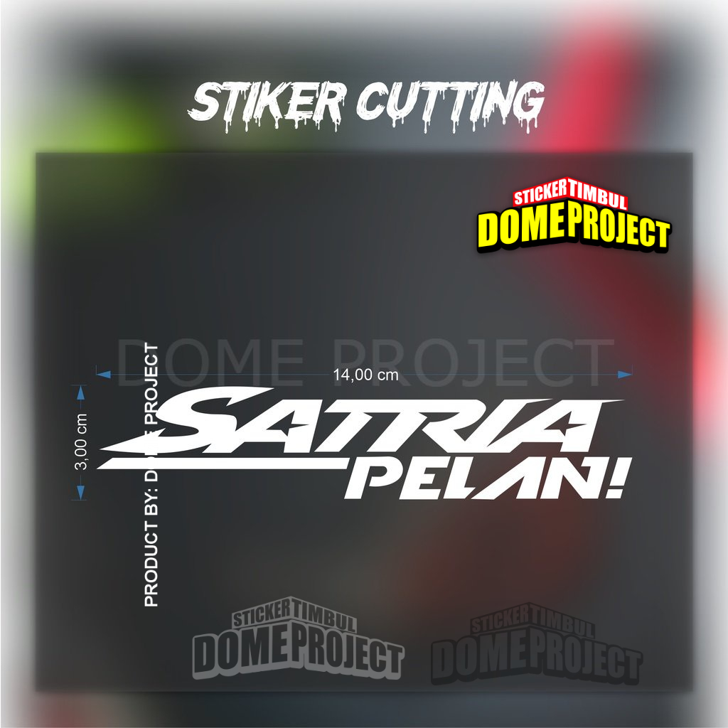 Stiker SATRIA Stiker Cutting Motor