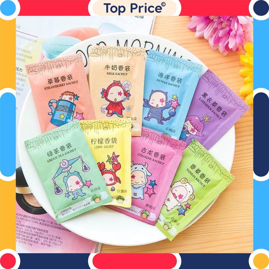 Pengharum Ruangan Sachet Aromaterapi Parfum Ruangan Saset Mini Pewangi Lemari Rak Sepatu Laci Tas Kamar Kamar mandi [1KG=1280PCS] U147