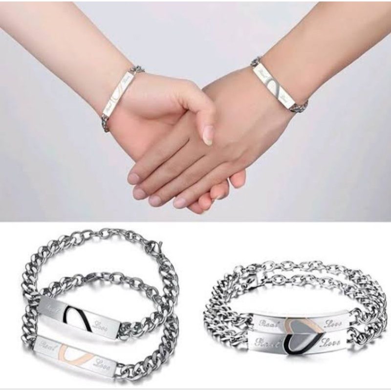 gelang titanium couple