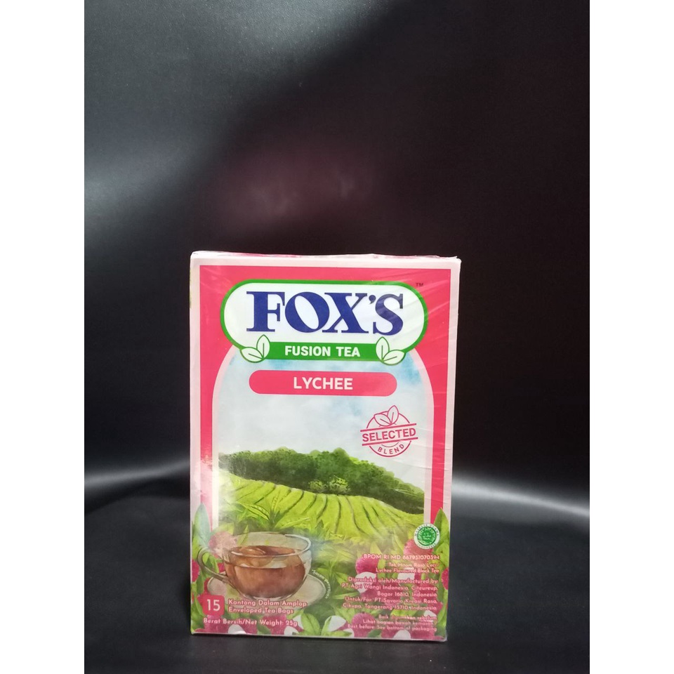 TEH INSTANT FOX FUSION TEA LYCHEE