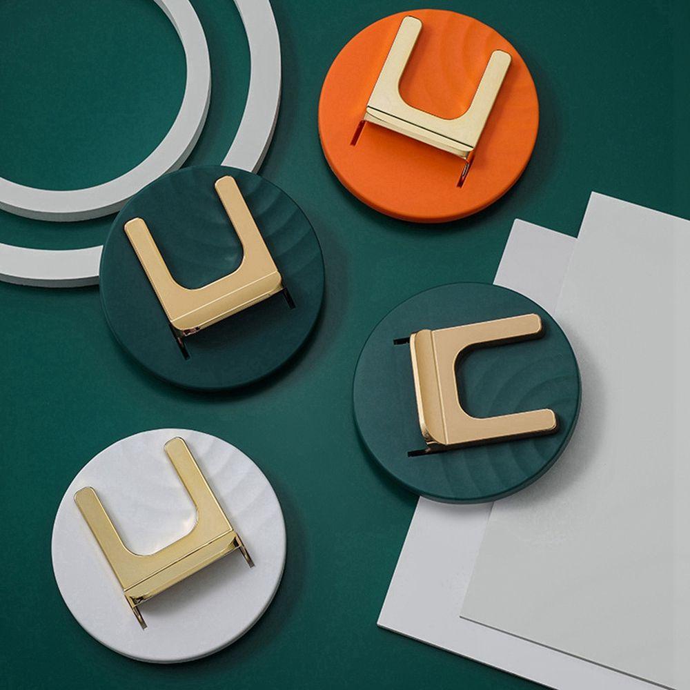 【 ELEGANT 】 Tempat Pengering Rambut Lipat Punch Free Dinding Yang Dipasang Di Rumah Organisasi Perawatan Alat Rak Penyimpanan