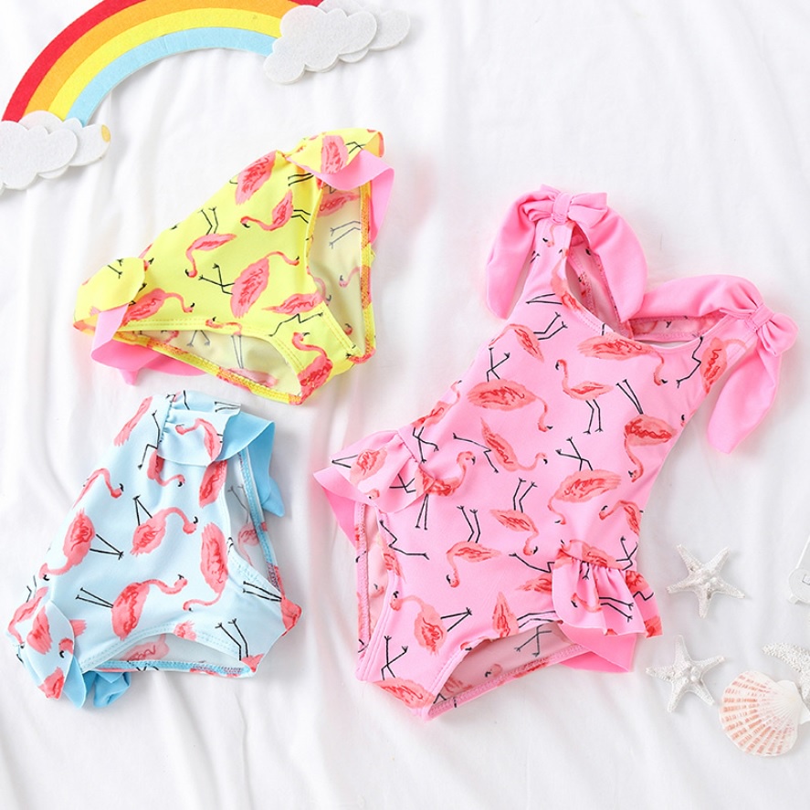 NEW Baju renang bayi anak import motif flamingo