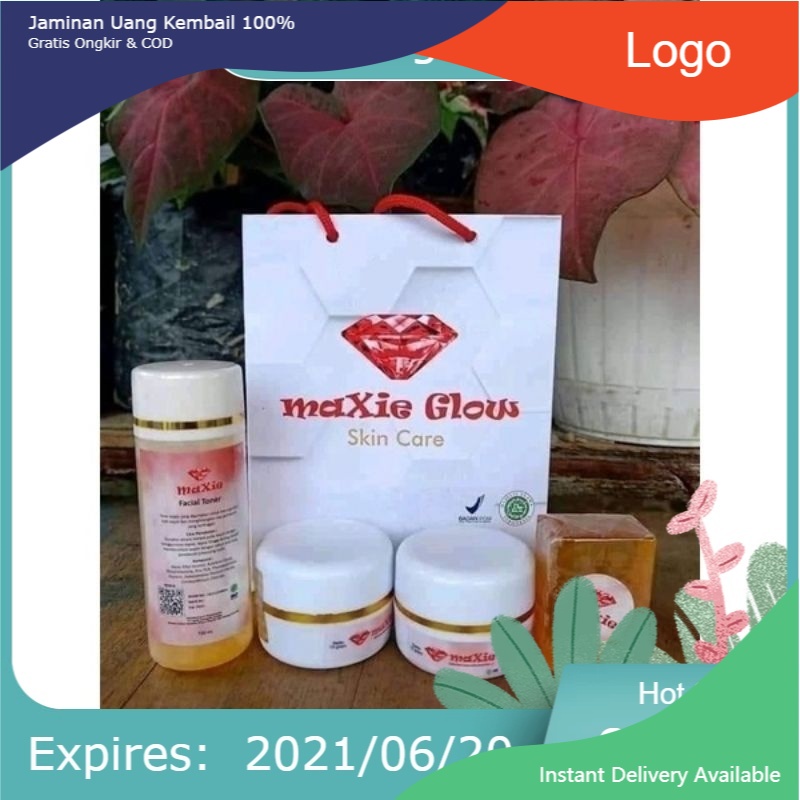 CREAM MAXIE GLOW BPOM ORIGINAL / KEMASAN EMBOS TERBARU