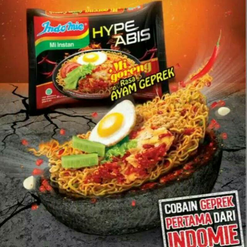 

Indomie Hype Abis rasa ayam geprek