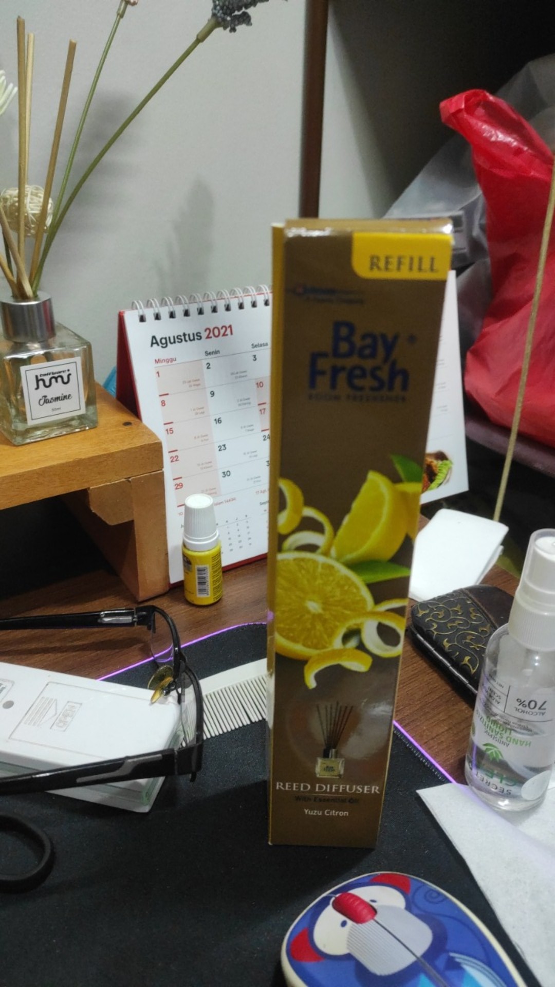 Bayfresh Reed Diffuser Yuzu Citron Refill 30 Ml - Pengharum Ruangan