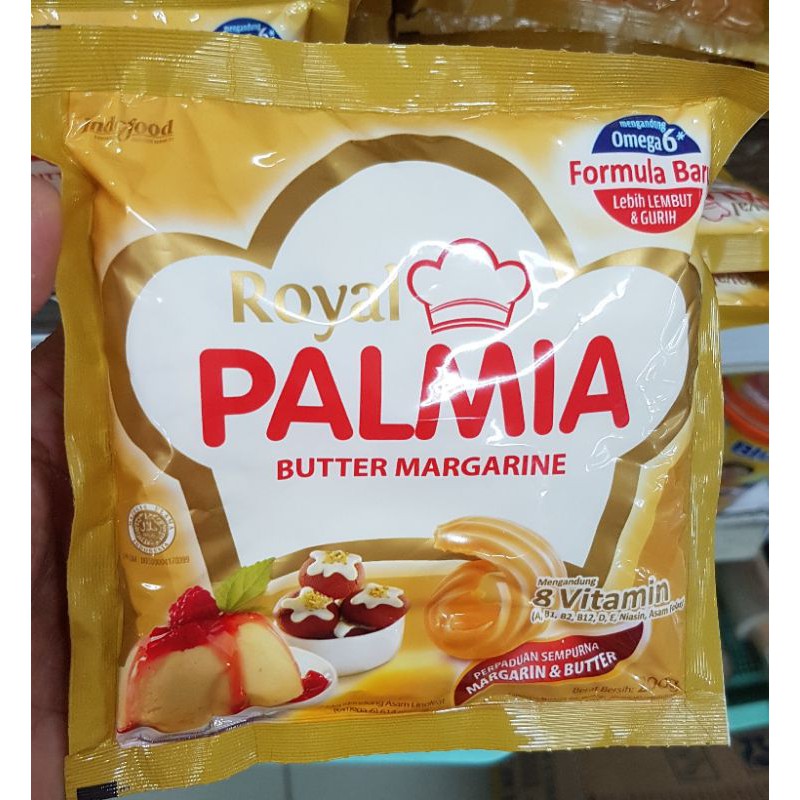 

Royal palmia butter margarine mentega 200gr